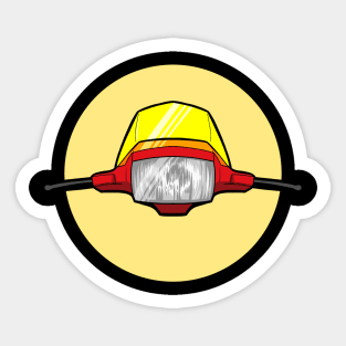 Vespa headlamp Sticker